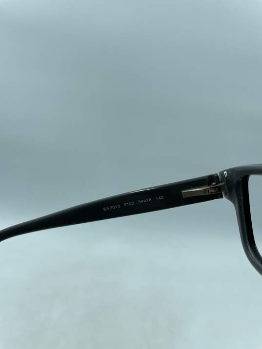 Emporio Armani Black Rectangle Eyeglasses image number 6