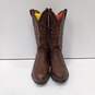 Tony Lama Brown Western Brown Leather Boots Size 9.5EE image number 1