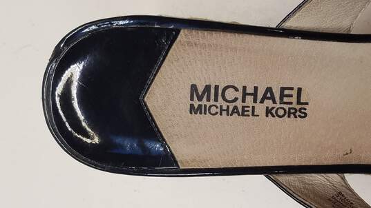 Michael Kors Black/Tan Wedges Size 9.5 image number 8