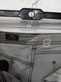 Volcom Vorta Gray Road Treated Denim Slim Straight Fit Jeans Size 28 image number 3