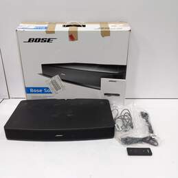 Black Bose Solo TV Sound System-Soundbar In Box w/ Accessoires