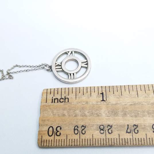 Tiffany & Co. Sterling Silver Authentic Pendant 15.5 Necklace 3.9 G image number 7
