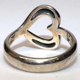 James Avery Sterling Silver Heart Ring Size 9 - 6.5g alternative image
