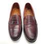 Allen Edmonds Cavanaugh Oxblood Leather Penny Loafers Shoes Men's Size 12 B image number 5