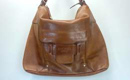 Kate Spade Brown Leather Hobo Shoulder Tote Bag