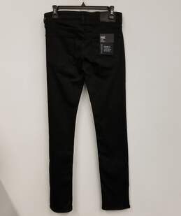 NWT Womens Black Lennox Pockets Dark Wash Slim Fit Denim Skinny Jeans Sz 28 alternative image