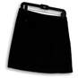 Womens Black Flat Front Elastic Waist Stretch Pull-On A-Line Skirt Size 2 image number 2