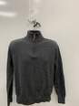 Men's SZ M Long Sleeve Grey Half Zip Pullover Sweater image number 1