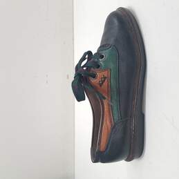 The Leather Goods Black/Green/Brown Men sz 6.5