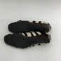 Women Black White Animal Print Square Toe Slip-On Wedge Pump Heels Size 9.5 image number 5