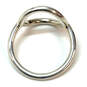 Designer Silpada 925 Sterling Silver Hammered Modern Circle Band Rings image number 3
