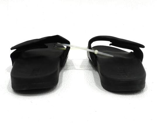 adidas Core Black adilette Comfort Slides Men's Shoe Size 10 image number 3
