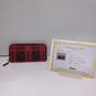 2pc Set of Authenticated Coach Signature Canvas w/Field Plaid Print Wallets image number 3