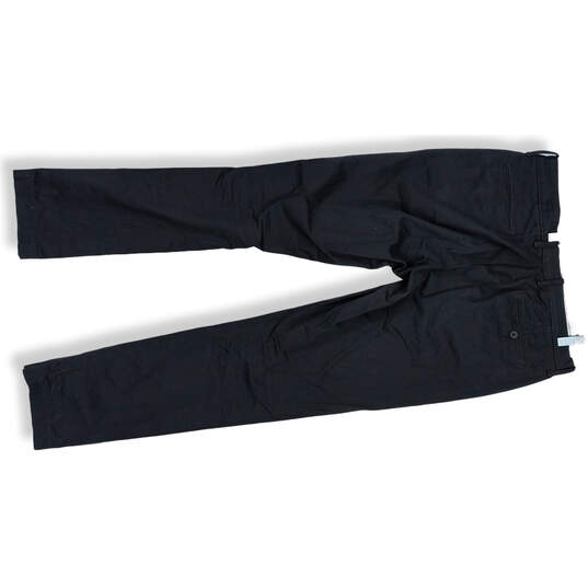 Mens Gray Flat Front Regular Fit Pockets Straight Leg Dress Pants Size 32 image number 2