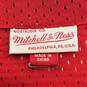 Mitchell & Ness Chicago Bulls Baseball Style Red Jersey Sz. XL image number 4