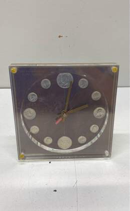 Vintage Last United States Silver Coinage Clock