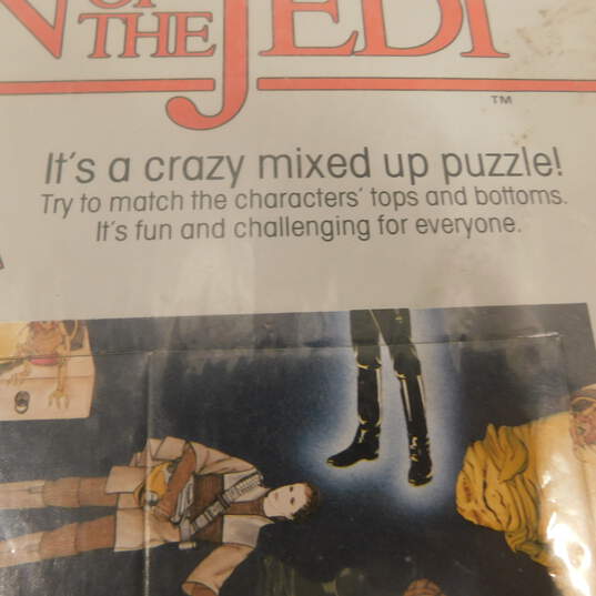 Vintage Star Wars Return Of The Jedi Match Blocks Puzzle Complete 1983 image number 2