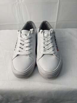 Tommy Hilfiger Mens White Tennis Shoe Size 8.5M