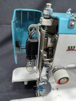 White Blue & White Sewing Machine alternative image