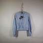 Womens Regular Fit Long Sleeve Cropped Pullover Hoodie Size Medium image number 1