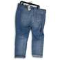 NWT Torrid Womens Blue Denim Distressed Straight Leg Boyfriend Jeans Size 20XS image number 2