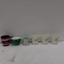 Bundle of 6 Assorted Starbucks Ceramic Coffee Mugs