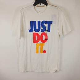 Nike Men White Just Do It T-shirt M NWT