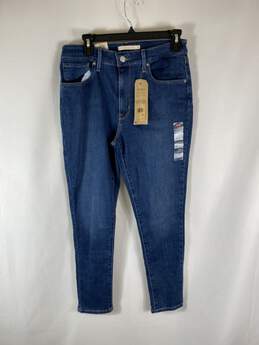 Levi's Women Blue High Rise Jeans 31 NWT