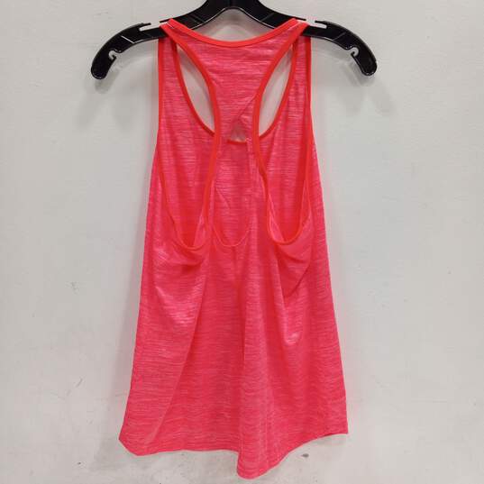 Adidas Women's Pink Heather Climalite Activewear Workout Tank Top Size L image number 2