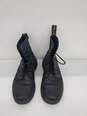 Men Dr. Martens Combs - Gray AirWair Poly Casual Combat Ankle Boots Size-10 used image number 1