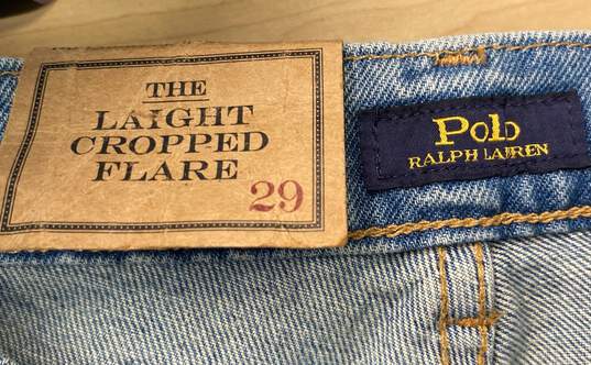 Polo by Ralph Lauren Women Blue Cropped Jeans- Sz 29 NWT image number 3
