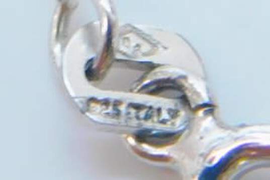 Artisan 925 0.02 CT Diamond Pendant Necklace 3.0g image number 4