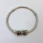 Designer Pandora S 925 ALE Sterling Silver Snake Chain Bracelet With Charm image number 2