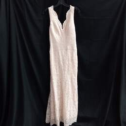 Women's Nicole Miller V-Neck Lace Formal Gown Sz 6 NWT