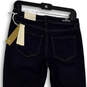 NWT Womens Blue Denim Dark Wash Mid-Rise Pockets Jegging Jeans Size 6S image number 4