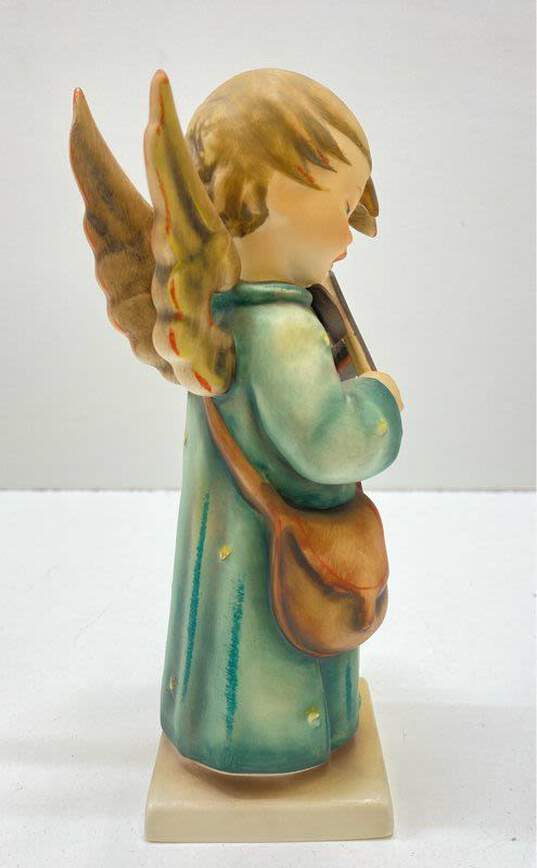 Ceramic Hummel Figure 7 inch Tall Angel Boy with Violin Vintage Figurine image number 4
