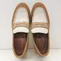 Tommy Hilfiger Sector Brown/White Slip On Penny Loafers Men's Size 9 image number 6