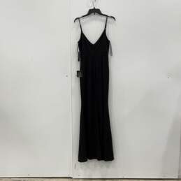 NWT Lulus Womens Black Sleeveless V-Neck Long Maxi Dress Size XS