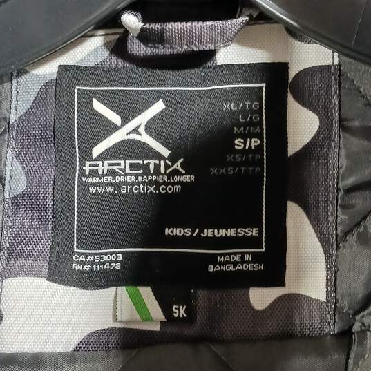 Arctix Camo Pattern Full Zip Winter Jacket Kids Size Smal (8)l NWT image number 3