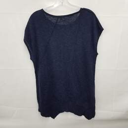 Eileen Fisher Asymmetrical Linen Sweater Size M alternative image