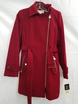 Michael Kors Red Double Breasted Coat SZ PS NWT