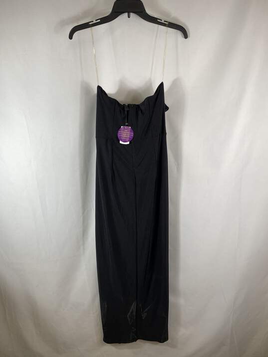 Windsor Black Strapless Column Dress L NWT image number 2