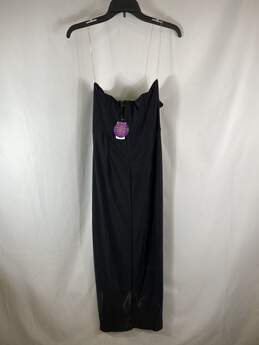 Windsor Black Strapless Column Dress L NWT alternative image