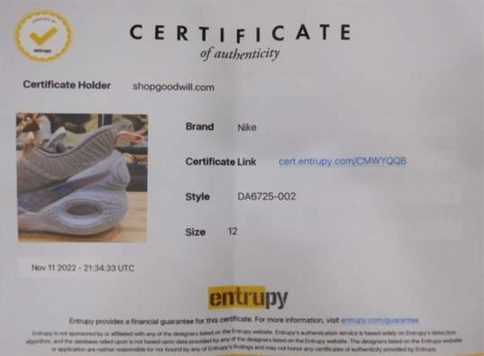 Nike Cosmic Unity Space Hippie Size 12 with COA image number 10