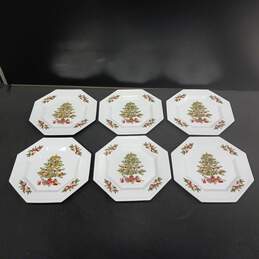 Bundle of 6 Fairfield Peace on Earth Christmas Dinner Plates alternative image