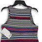 NWT Womens Multicolor Santorini Thera Sleeveless Pullover Tank Dress Size L image number 4