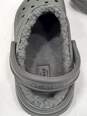 Crocs Unisex Gray Faux Fur Lined Clogs Size M7 W9 image number 5