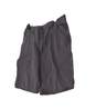Mens Grey Pockets Casual Utility Work Chino Shorts Size 34 image number 2