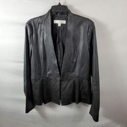 Emerson Rose Women Black Leather Jacket L