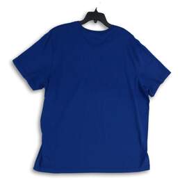 Psycho Bunny Mens Blue V-Neck Short Sleeve Pullover T-Shirt Size 2XL alternative image